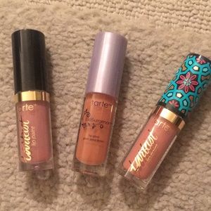 Mini tarte lip paints and gloss